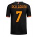 AS Roma Lorenzo Pellegrini #7 Tredjedrakt 2023-24 Korte ermer